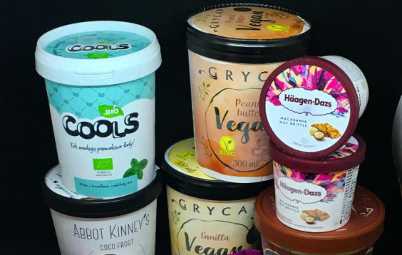 Lody wegańskie, ekologiczne, bezglutenowe