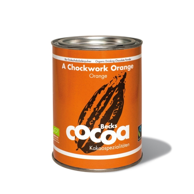 Becks Cocoa Czekolada Do Picia Pomarańczowo - Imbirowa Fair Trade Bezglutenowa Bio 250g