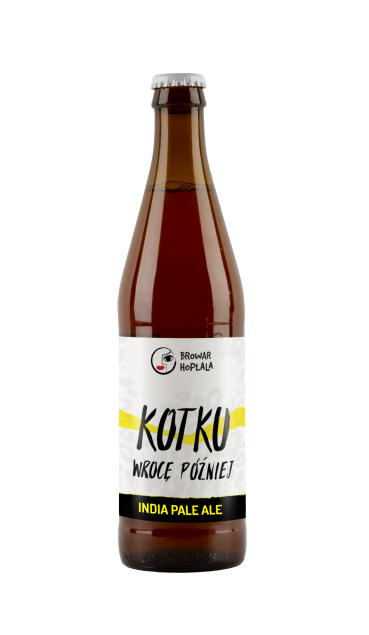 Hoplala Piwo Hoplala Kotku Wrócę Później India Pale Ale 0,5l