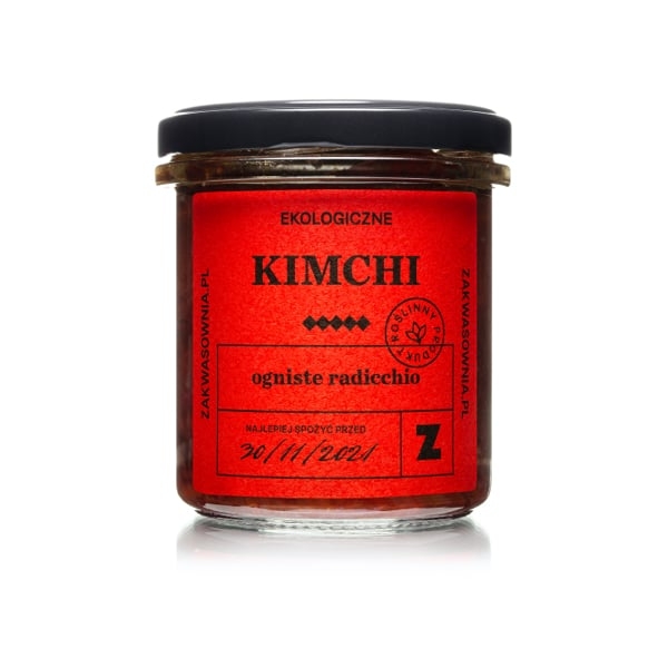 Zakwasownia Ekologiczne Kimchi Ogniste Radicchio Zakwasownia 300g