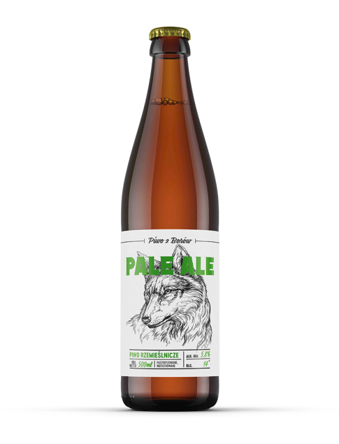 Browar Przystanek Tleń Piwo Z Borów Polskie Pale Ale 0,5 L But.