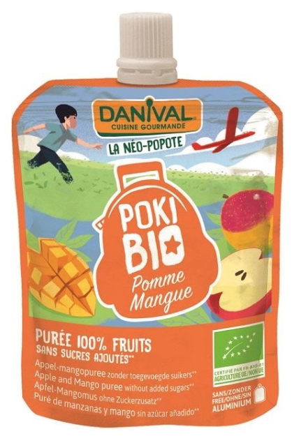 DANIVAL Przecier Jabłko-mango 100% Owoców Bio 90g
