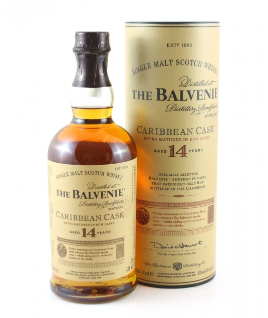 The Balvenie Distillery Whisky Balvenie 14 Yo Caribbean Cask 0,7l