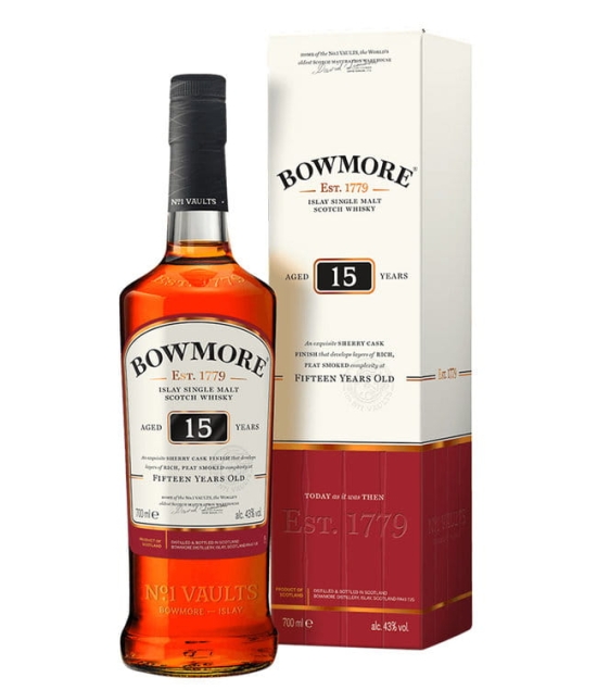 Bowmore Whisky 15 Yo Sherry Cask 43% 0,7l