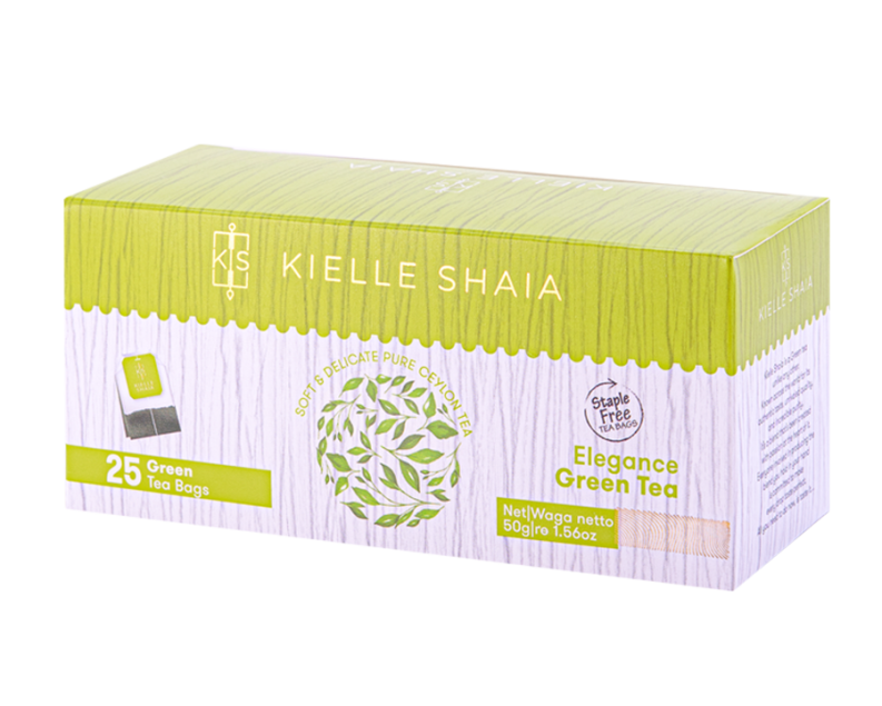 Kielle Shaia Herbata Elegance Green Tea  Saszetki 25szt