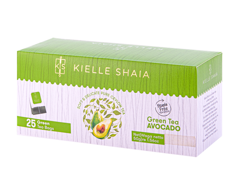 Kielle Shaia Herbata Avocado Green Tea  Saszetki 25szt