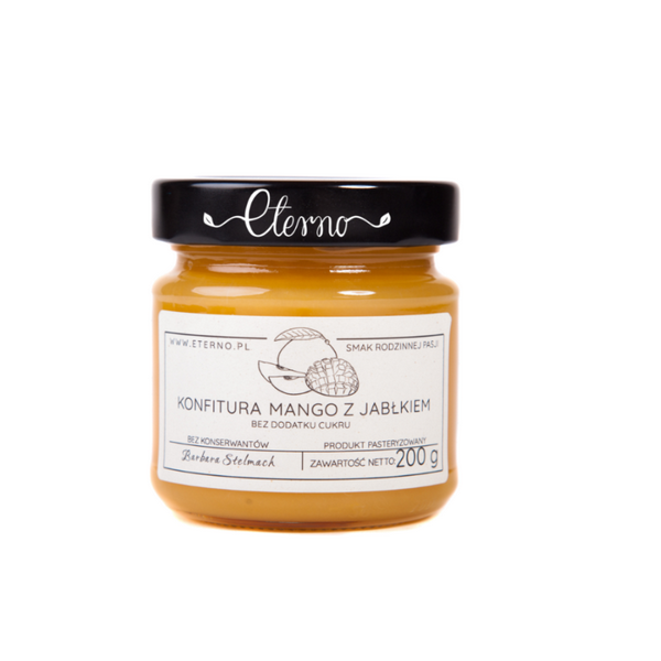 Eterno Konfitura Mango Z Jabłkiem Bez Dodatku Cukru  200g
