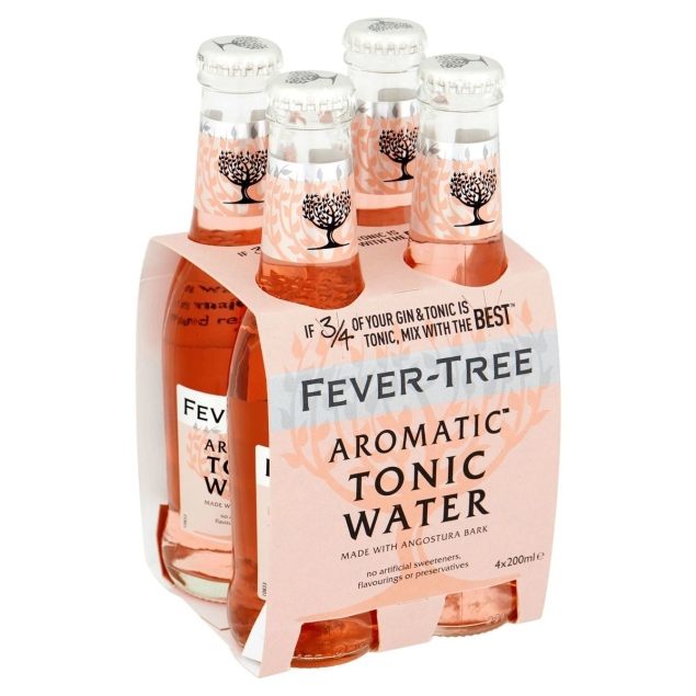 Fever Tree Aromatic Tonic 4 x 200ml