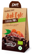 Bio Planet Daktyle W Czekoladzie Gorzkiej Bezglutenowe Bio 50 G -