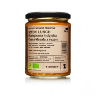Delikatna.bio Ekologiczna Indyjska Chana Masala Z Ryżem Szybki Lunch Zakwasownia 540ml