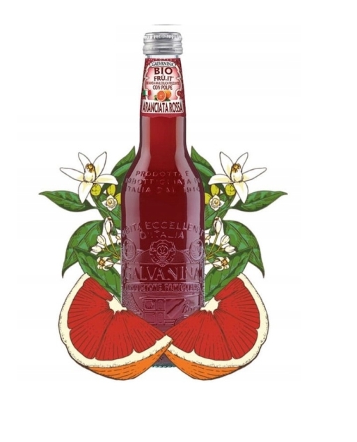 Galvanina Bio Napój Czerwona Pomarańcza Galvanina 355ml