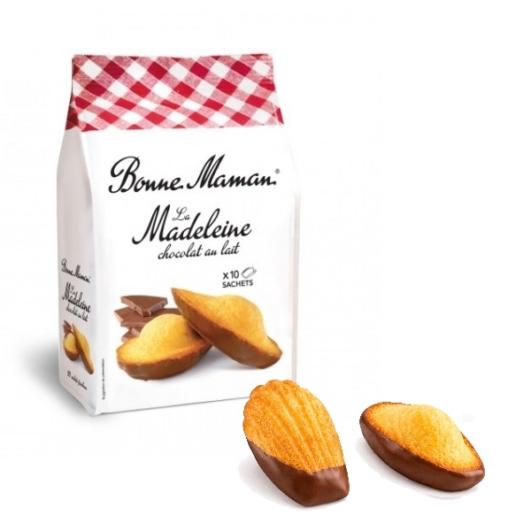 Bonne Maman La Madeleines Chocolate au Lait - francuskie babeczki z mleczną czekoladą 210 g