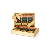 Venchi Czekoladki Gianduiotto Assorted Gianduiotto Chocolates In A Golden Gift Box