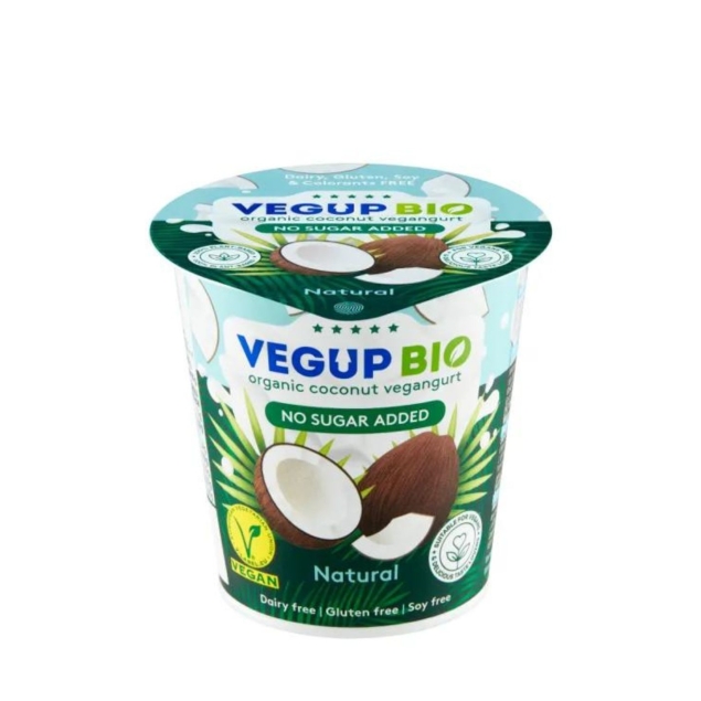 Vegup Bio Deser Kokosowy Naturalny Bez Dodatku Cukrów Bezglutenowy Bio 140g