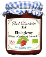 Sad Danków Dżem Czerwona Porzeczka 80 % Bio 260g