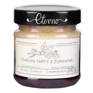 Eterno Chrzan Tarty Z Żurawiną 200g Eterno