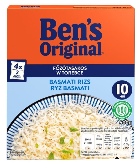 Ben's Original Ryż basmati w torebkach 500g