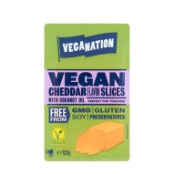 Veganation Wegańskie Plastry O Smaku Cheddara 125g