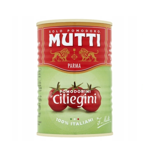 Mutti® Pomidorki Koktajlowe Ze Skórką W Soku Pomidorowym 400g