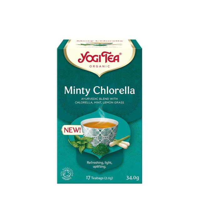 Yogi Tea Herbatka Miętowa Z Chlorellą Minty Chlorella Bio (17 X 2 G) 34g