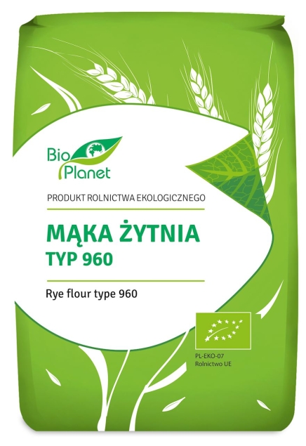 Bio Planet Mąka Żytnia Typ 960 Bio 1 Kg Kopia