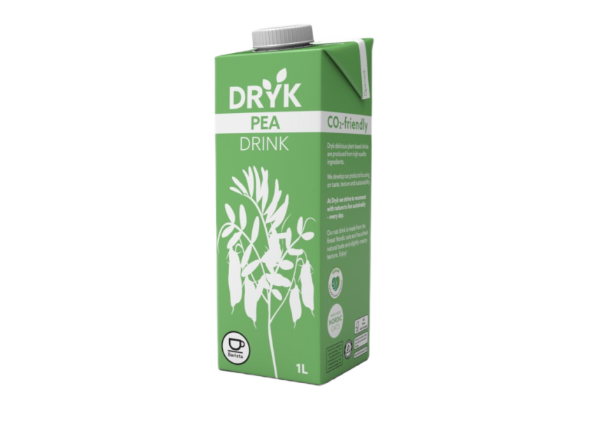 Dryk Mleko grochowe Barista z witaminami D3 i B12 1l