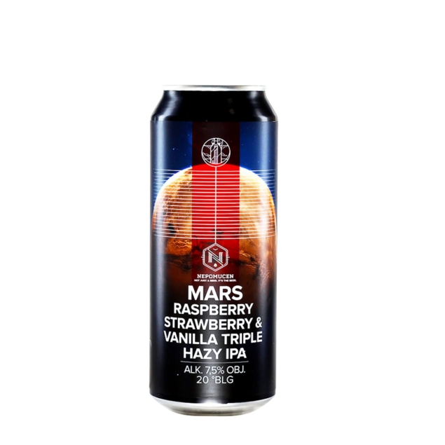Nepomucen Mars Raspberry Strawberry & Vanilla Triple Hazy IPA 0,5l Puszka