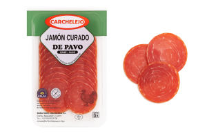 Carchelejo Jamon Curado de Pavo hiszpańska szynka z indyka w plastrach 80 g
