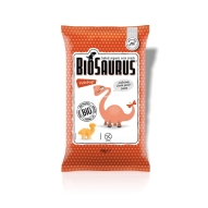 BioSaurus Chrupki Kukurydziane Dinozaury O Smaku Ketchupowym bezgl. BIO 50g