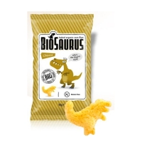 BioSaurus Chrupki Kukurydziane Dinozaury O Smaku Serowym bezgl. BIO 50g