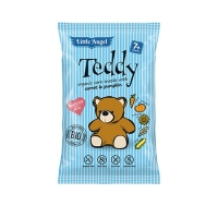 Little Angel Teddy, Chrupki Kukurydziane Mini Marchew Dynia BIO 30g