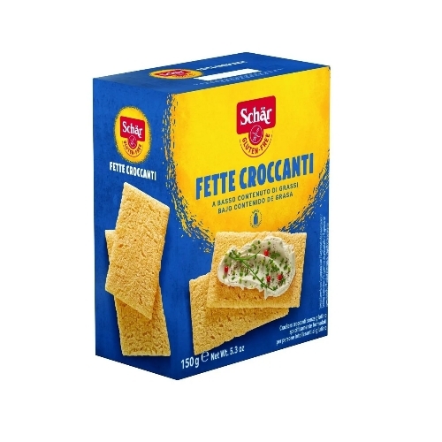 Schar Fette Croccanti Pieczywo Chrupkie Bezglutenowe 150g
