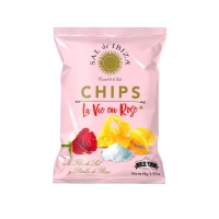 Sal de Ibiza La Vie en Rose - chipsy ziemniaczane z aromatem róży i Fleur de Sel 45 g