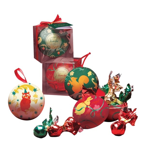 Venchi Bombka Z Czekoladkami Xmas Bauble With Comet Chocolates 49g