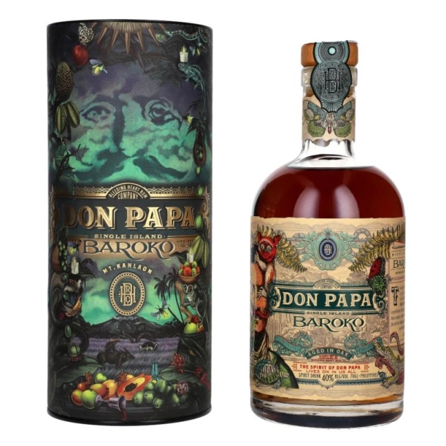 The Bleeding Heart Rum Company Don Papa Baroko 40% 0,7l GB 