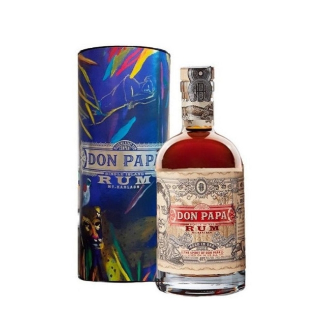 The Bleeding Heart Rum Company Don Papa Rum Art Canister 40% 0,7l