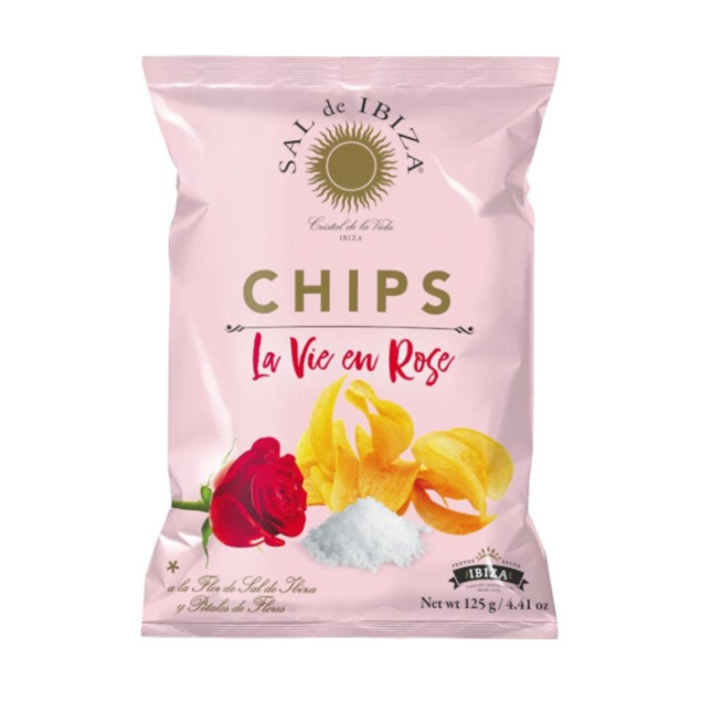 Sal de Ibiza La Vie en Rose - chipsy ziemniaczane z aromatem róży i Fleur de Sel 125 g