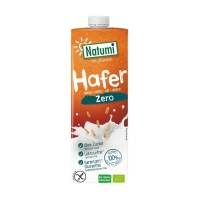 Natumi Napój Owsiany Bezcukrowy Hafer Zero Bezglutenowy BIO 1l