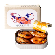 Jose Gourmet Stuffed squid in ink - faszerowane kalmary zanurzone w sosie z atramentu kalmara, pomidora i cebuli 110 g