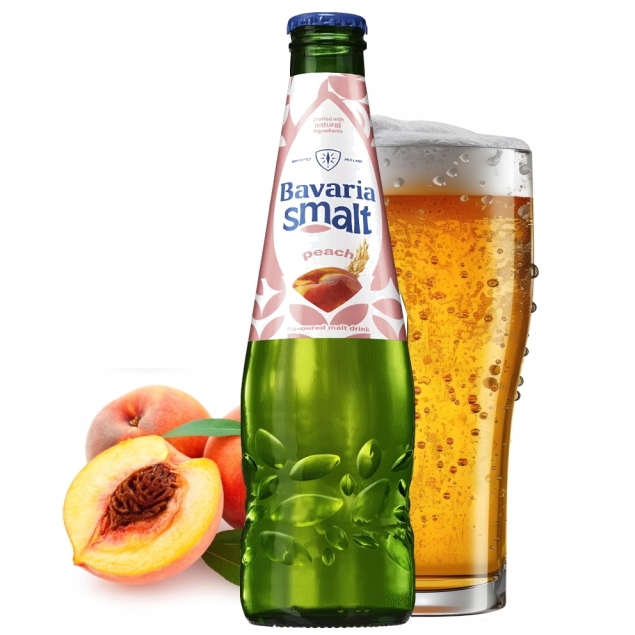 Bavaria Smalt Peach piwo bezalkoholowe o smaku brzoskwiniowym 0,33l