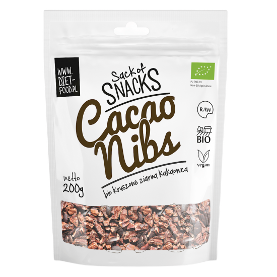 Diet-food Kruszone ziarno kakaowca 200 g