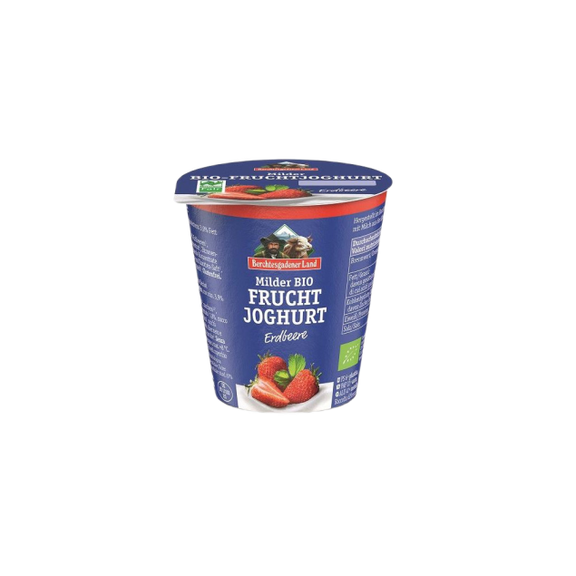 Berchtesgadener Land Jogurt truskawkowy BIO (3,9 % tłuszczu w mleku) 150 g