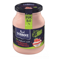 Sobbeke Jogurt truskawka-malina BIO (3,8 % tłuszczu w mleku) 500 g