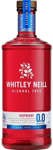 Whitley Neill Gin bezalkoholowy Raspberry 0,7l