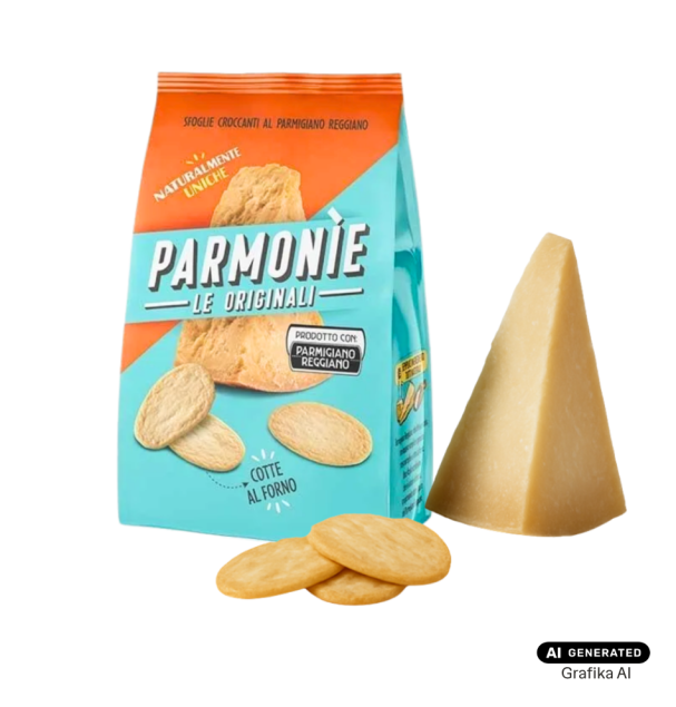 Parmonìe Le Originali Bustina Da - chipsy parmezanowe 50 g