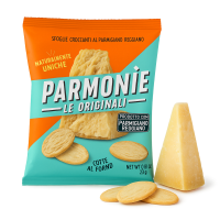 Parmonìe Sfoglie Croccanti al Parmigiano Reggiano chipsy parmezanowe 23 g