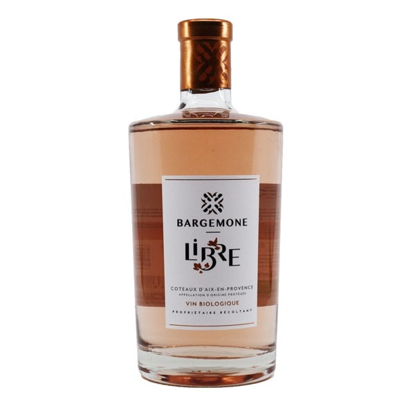 Bargemone Cuvée Libre AOP Coteaux Aix en Provence Rosé BIO 13,5% różowe wino ekologiczne 0,75l