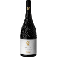 TAGARO SeiCaselle Negroamaro Salice Salentno DOP 14% włoskie wino czerwone wytrawne 0,75l - Wino czerwone wytrawne