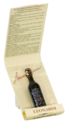 Leonardi Blister 7ml - Aceto Balsamico di Modena I.g.p. serie 10