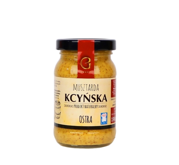 Wytwórnia Musztardy Kcyńskiej Musztarda Kcyńska Ostra 190g